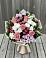 Букет цветов из: Альстромерии, Гвоздики, Розы и Хризантемы в Гуково