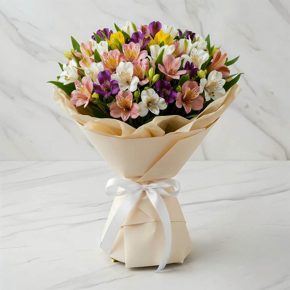 Букет цветов из: Альстромерии в Гуково