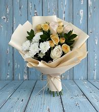 Букет цветов из:  Розы и Хризантемы #REPLACE_PRED# Гуково
