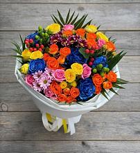 Букет цветов из:  Розы и Хризантемы в Гуково