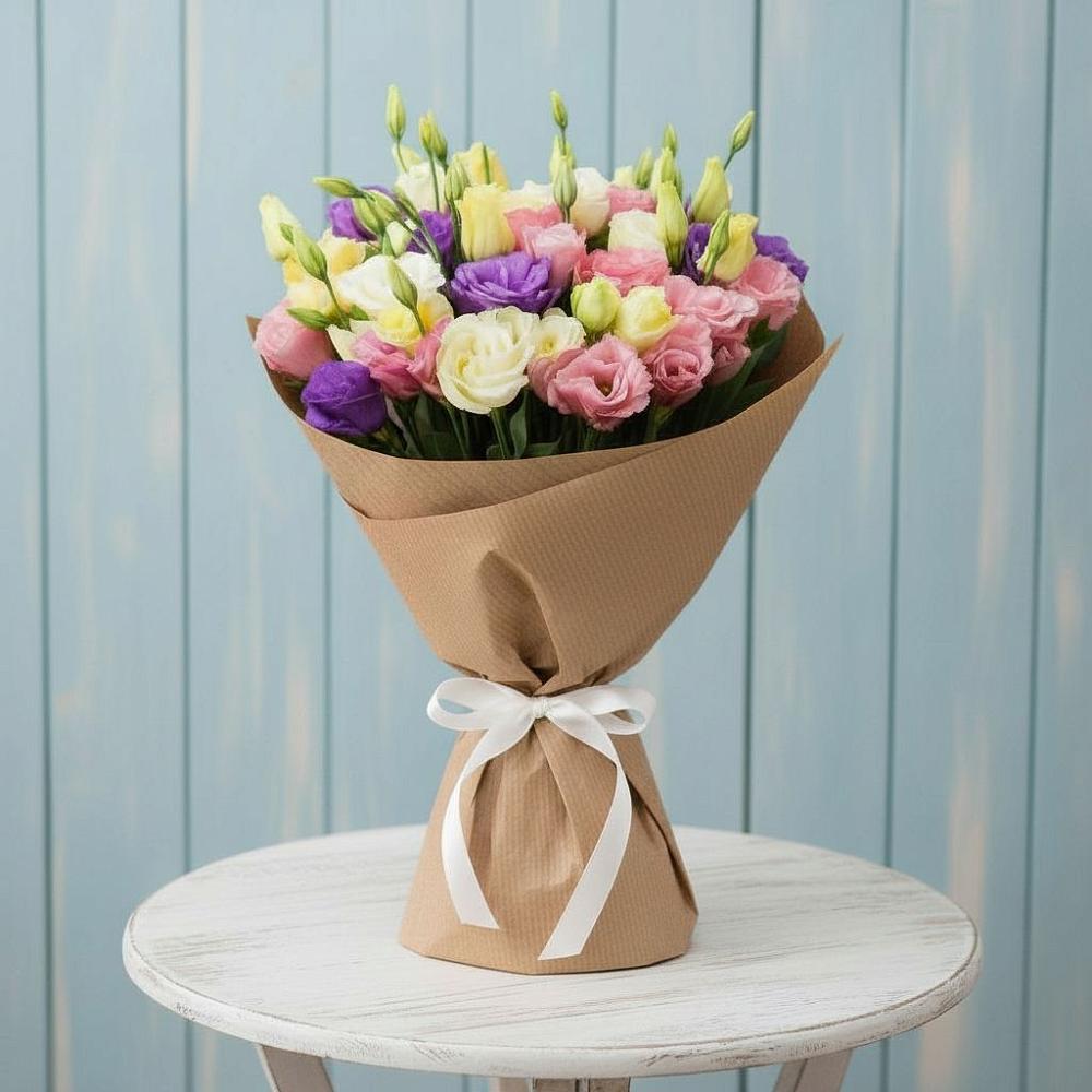 Букет цветов из: Лизиантусы в Гуково