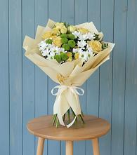 Букет цветов из:  Хризантемы и Розы #REPLACE_PRED# Гуково