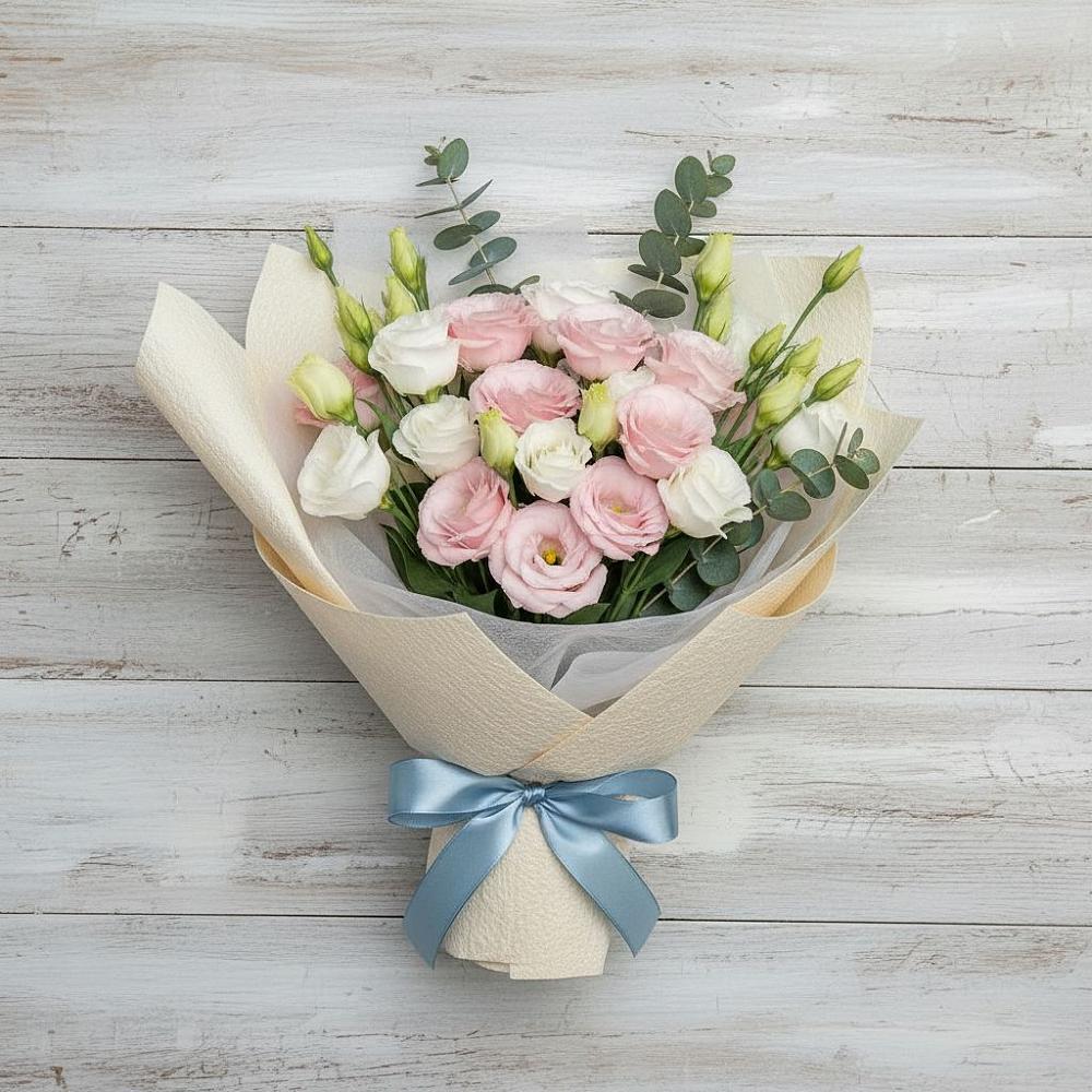 Букет цветов из: Лизиантусы в Гуково